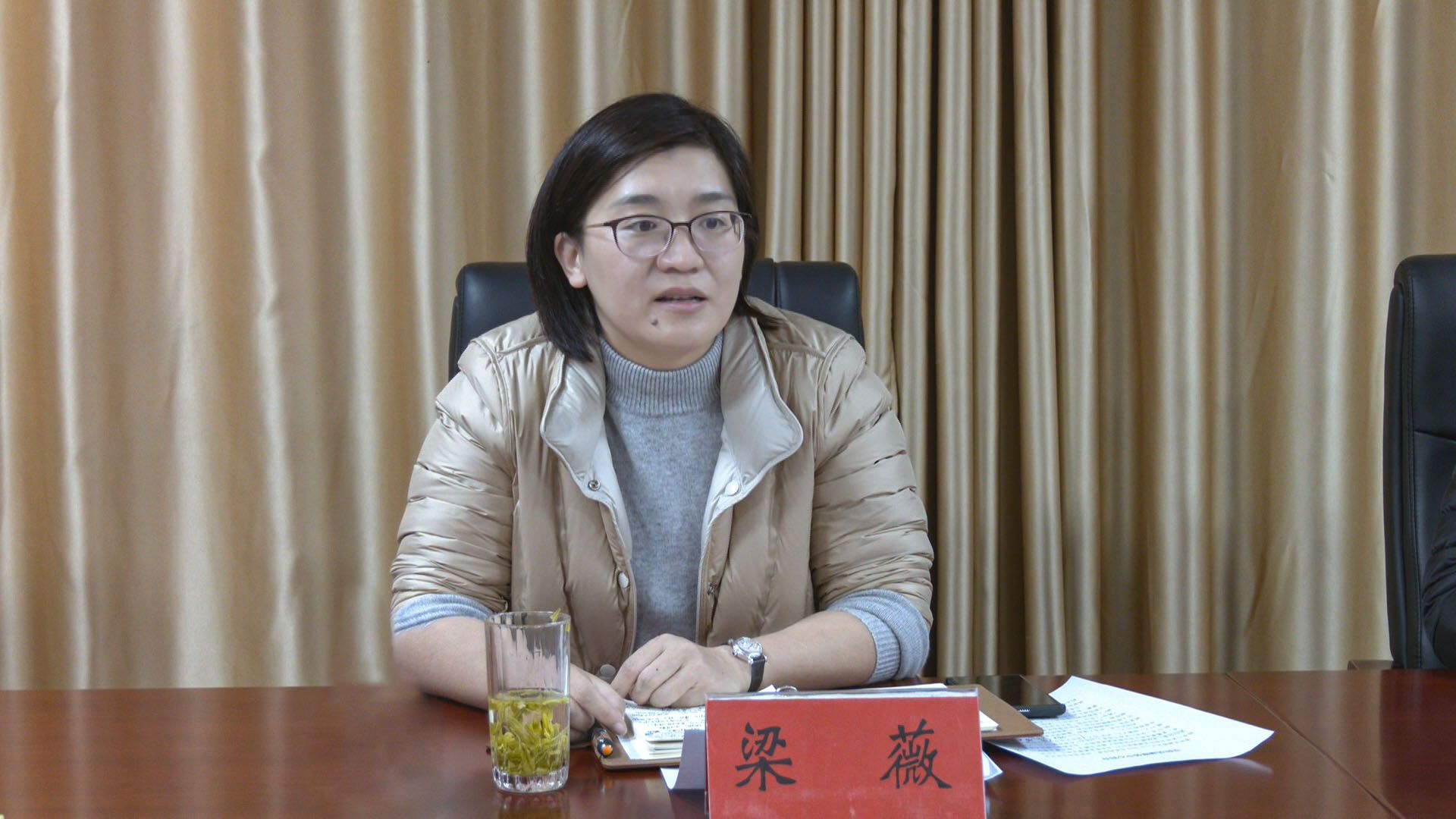 梁薇到县融媒体中心调研时要求把崇阳故事讲得更精彩让崇阳声音传播得